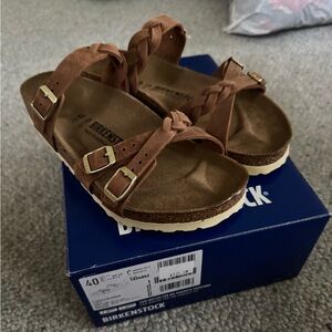 NWT Birkenstock Franca Braided